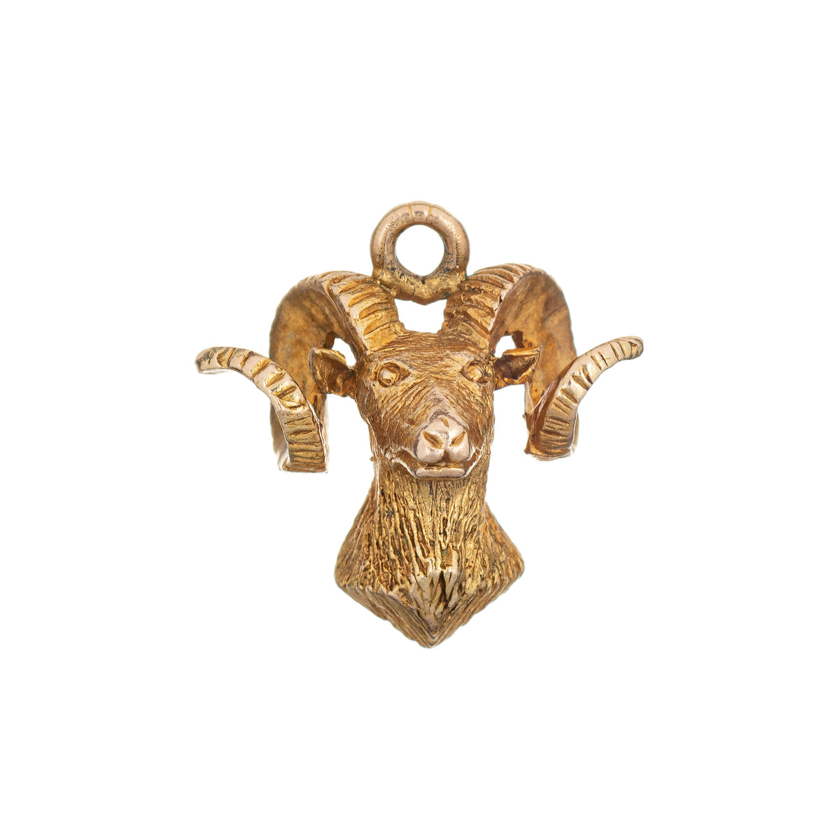 Vintage Aries 9k Gold Zodiac Charm
