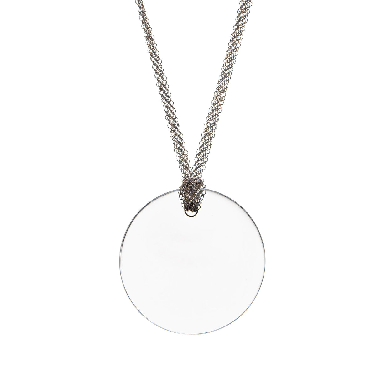 Tiffany & Co Mesh Circle Necklace