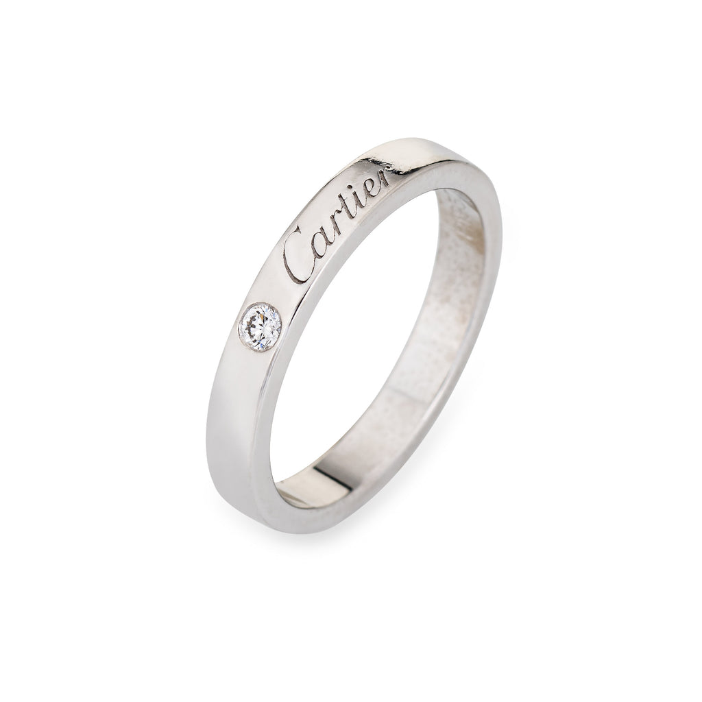 Cartier LOVE Ring Platinum Men's Wedding Band, Size 63 10.25