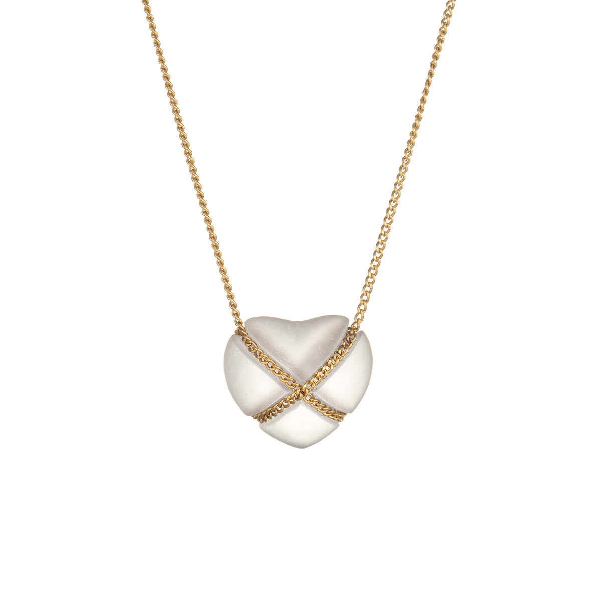 Tiffany & Co. Return To Tiffany Diamond 18K Rose Gold Mini Double Heart Tag Pendant  Necklace Tiffany & Co. | TLC
