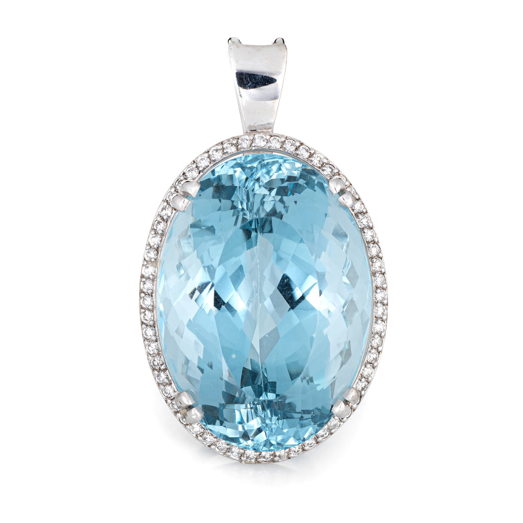 Large topaz store pendant